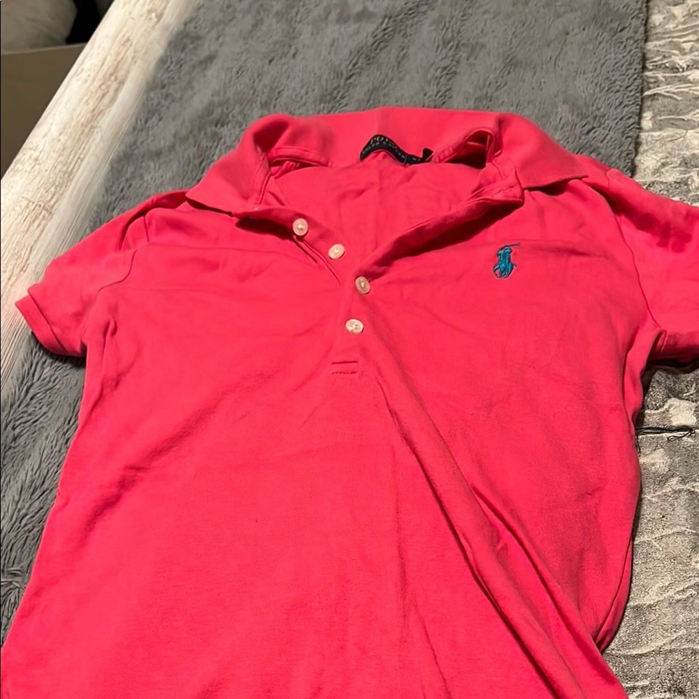 Polo by Ralph Lauren Women's Pink Short Sleeve Tee